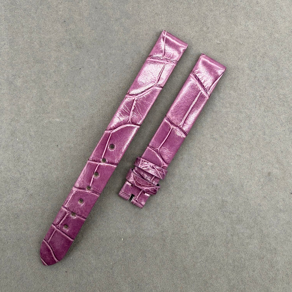 Compatible with Piaget Possession Purple ALLIGATOR Strap