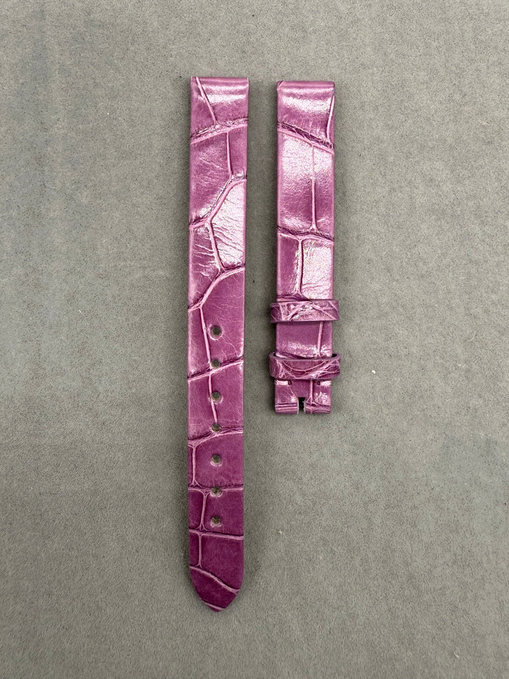 Compatible with Piaget Possession Purple ALLIGATOR Strap