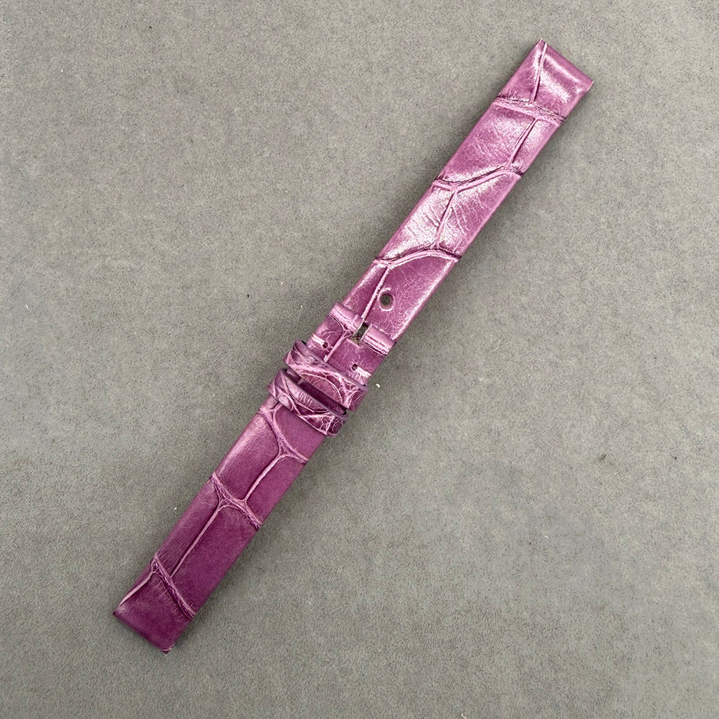 Compatible with Piaget Possession Purple ALLIGATOR Strap