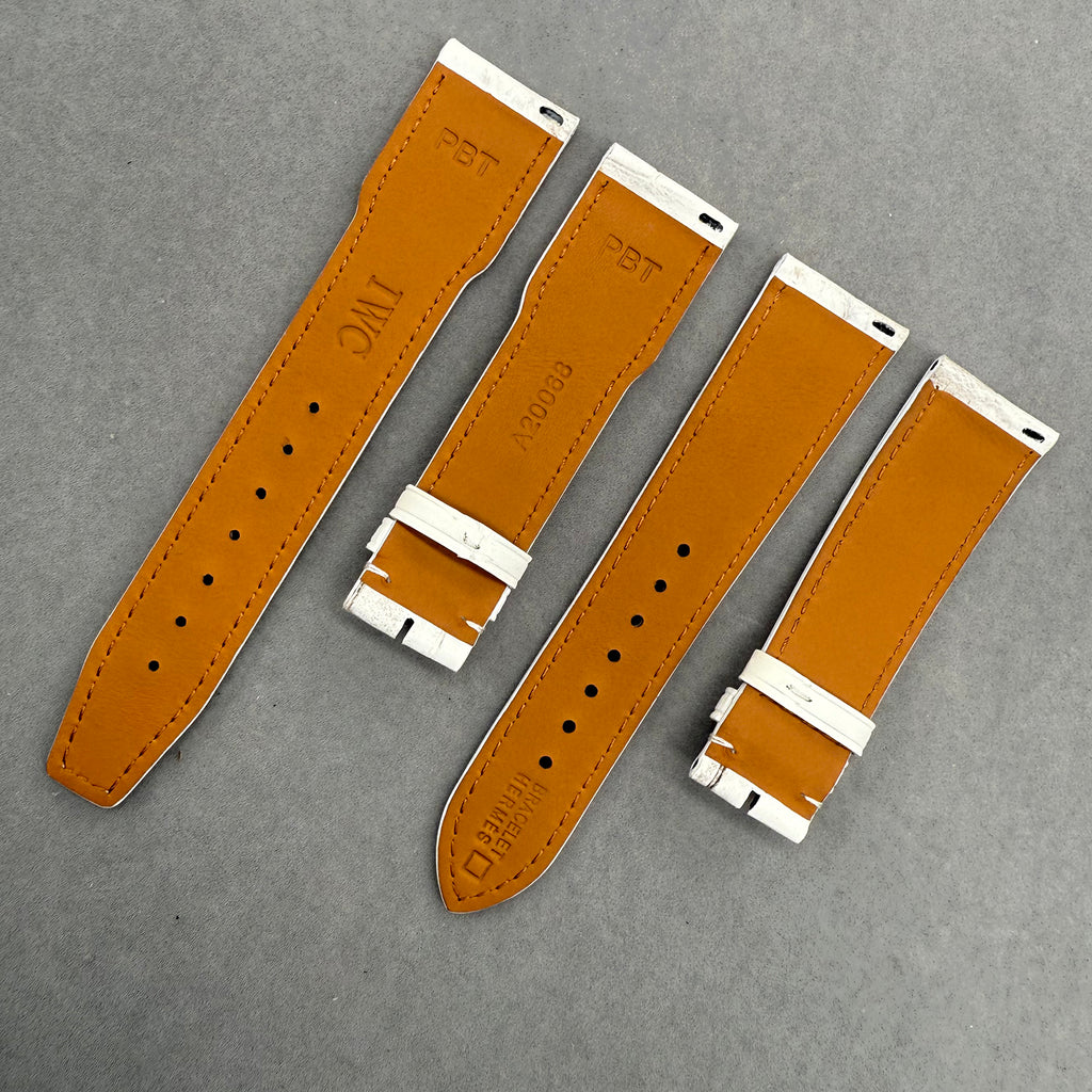 Compatible with IWC Pilot Mark Petit Prince Himalayan ALLIGATOR Strap