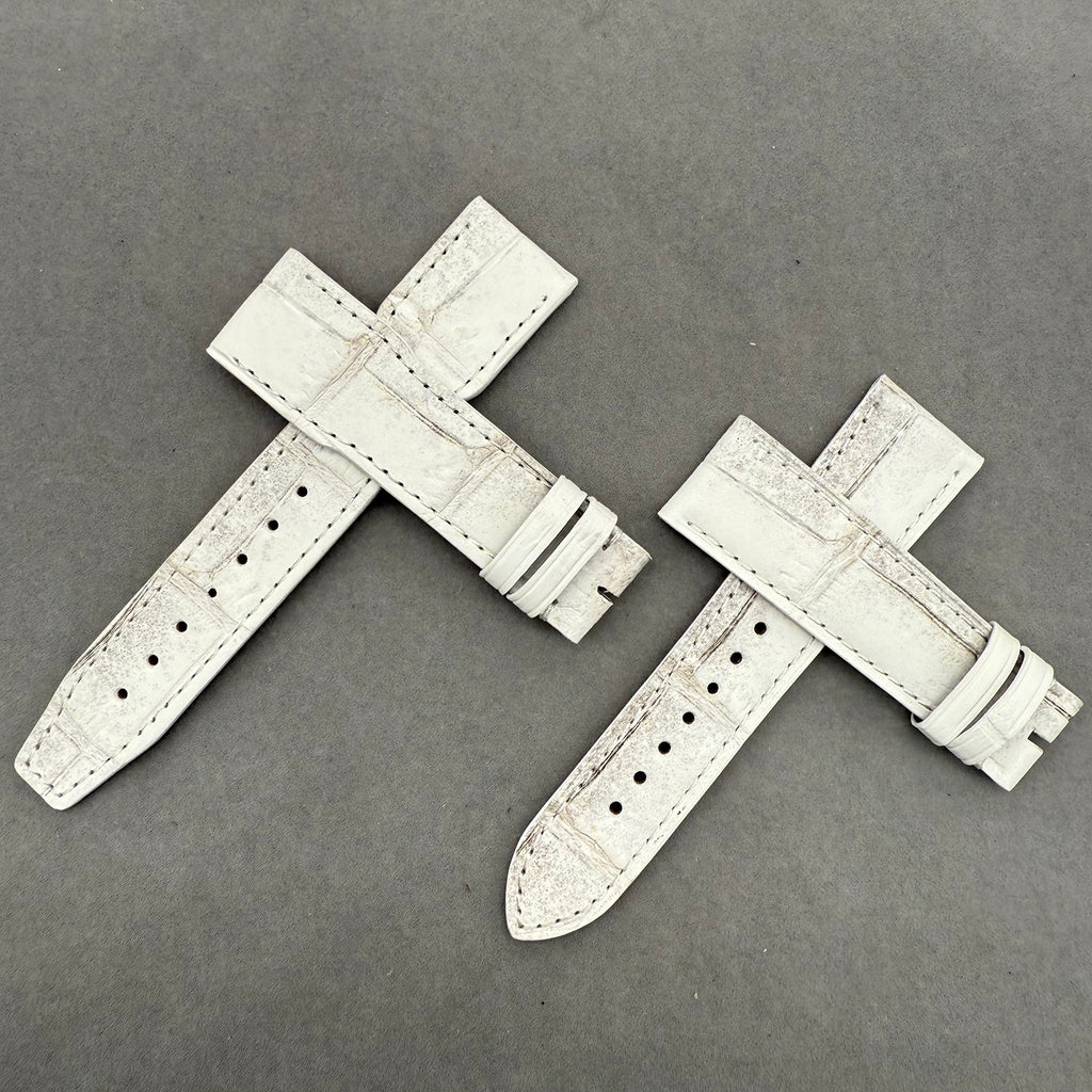 Compatible with IWC Pilot Mark Petit Prince Himalayan ALLIGATOR Strap