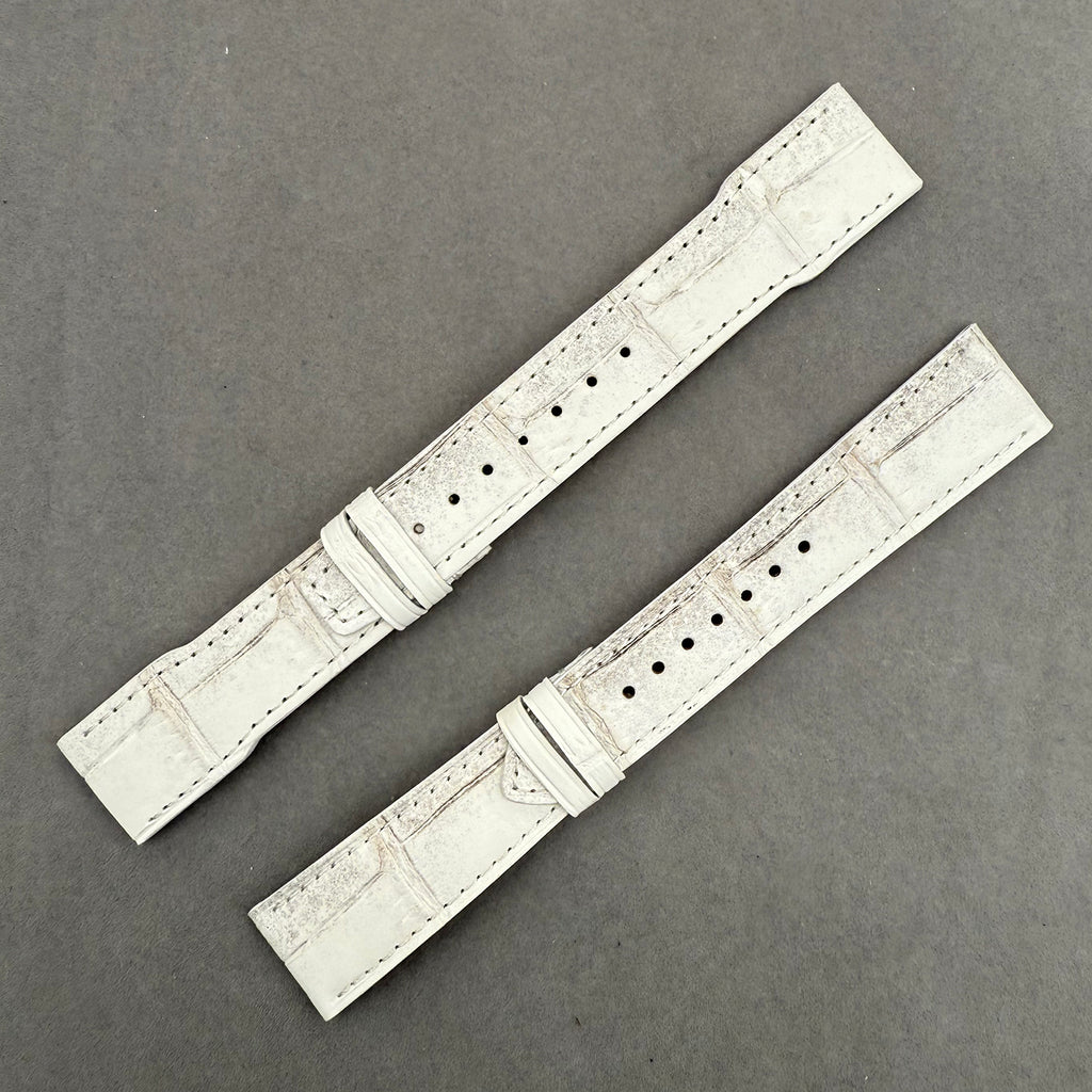 Compatible with IWC Pilot Mark Petit Prince Himalayan ALLIGATOR Strap