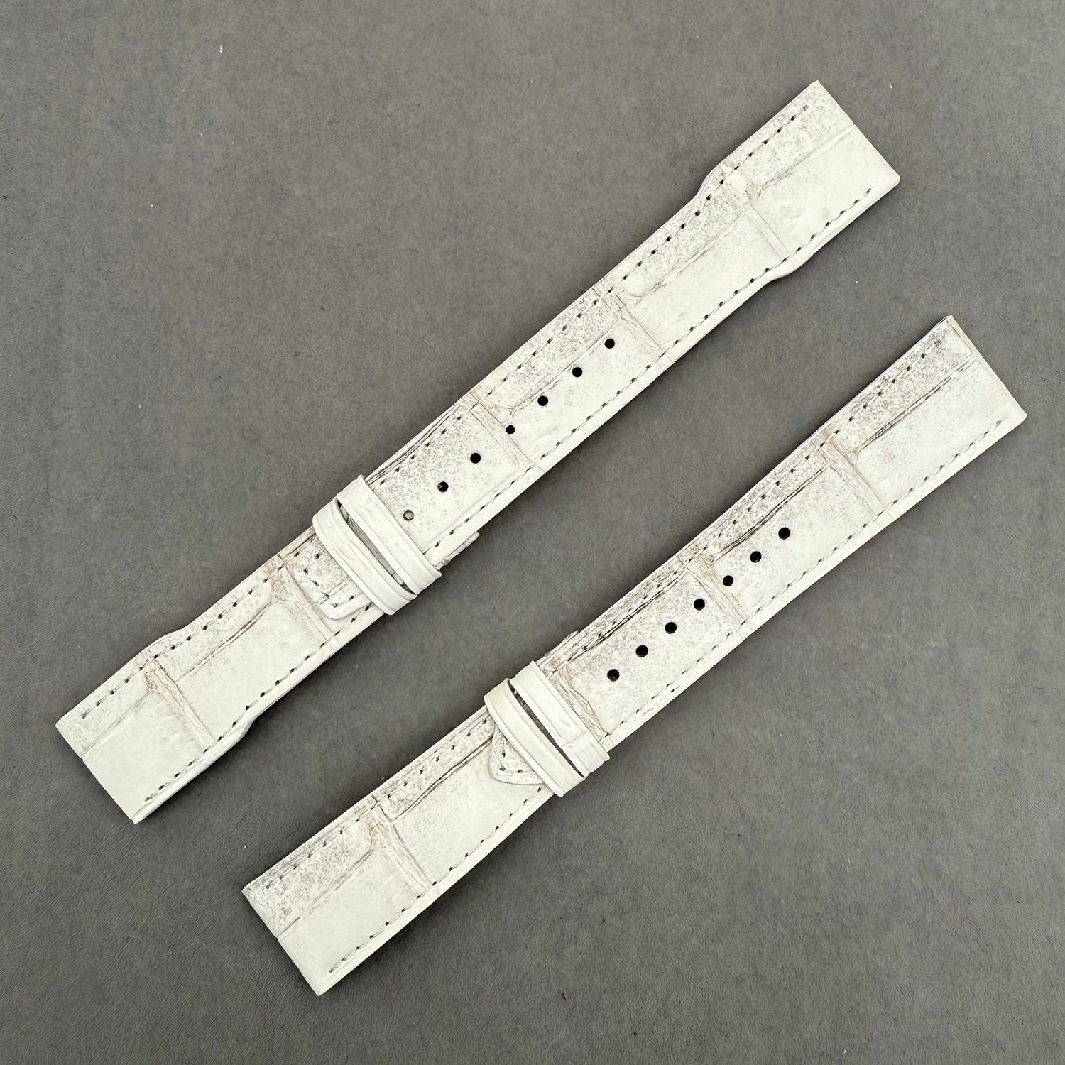 Compatible with IWC Pilot Mark Petit Prince Himalayan ALLIGATOR Strap