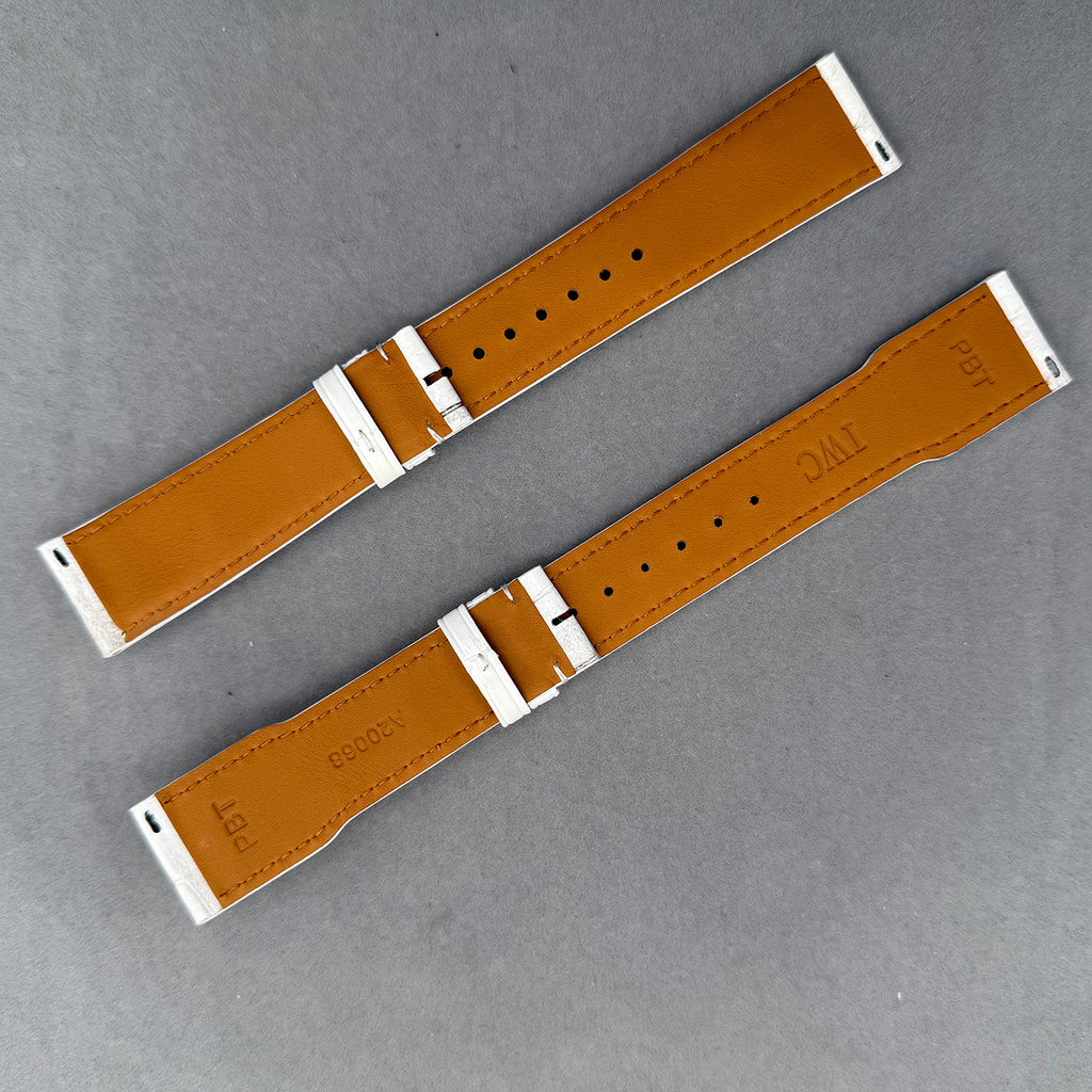 Compatible with IWC Pilot Mark Petit Prince Himalayan ALLIGATOR Strap