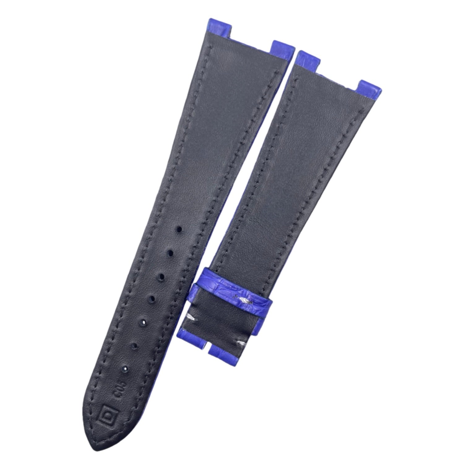 Custom Handcrafted VIOLET ALLIGATOR Leather Strap for Patek Philippe Sports Elegance Collection 5711/5712
