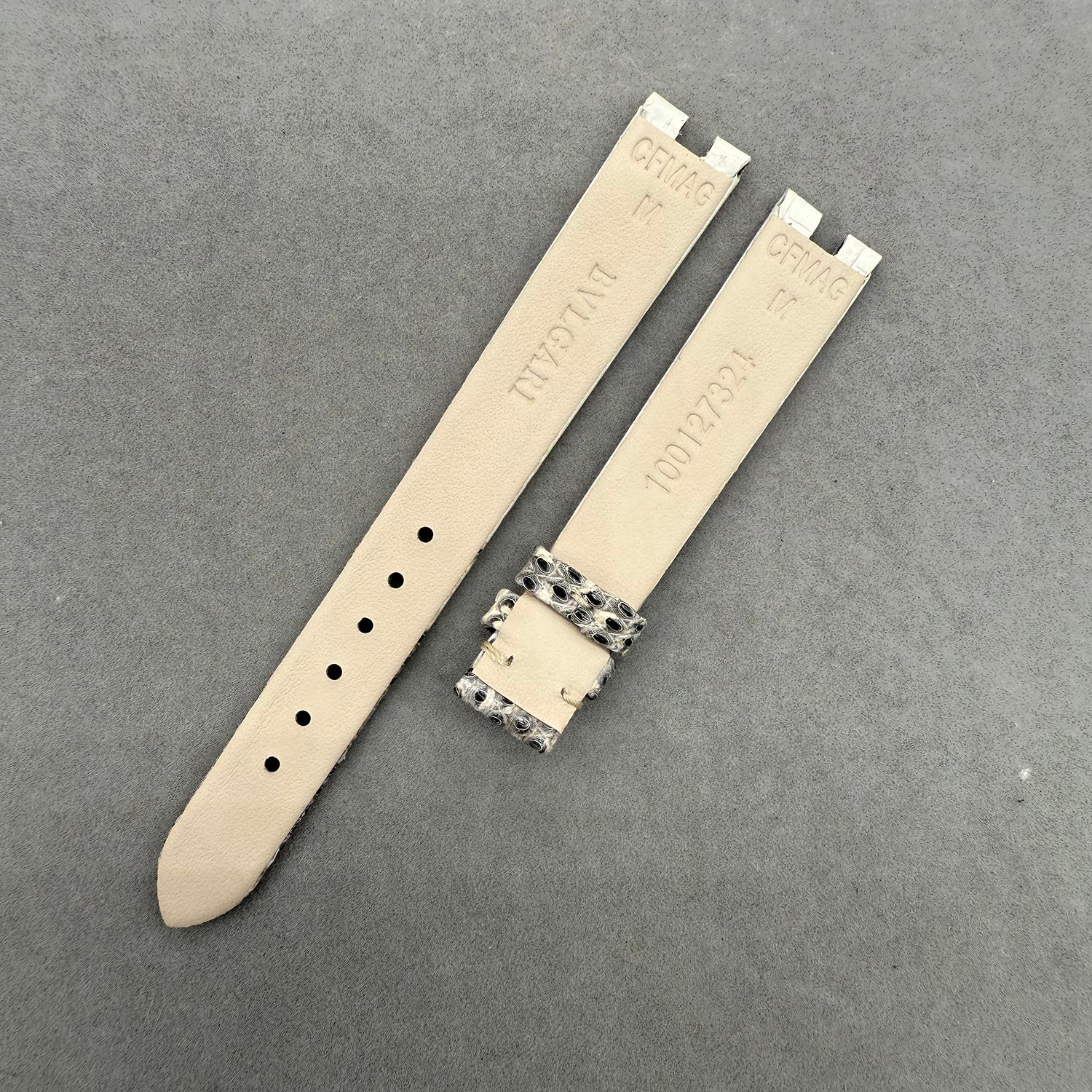 Compatible with Cartier Ballon Blanc WJBL0012 Himalayan Lizard Leather Strap Handmade Custom Strap