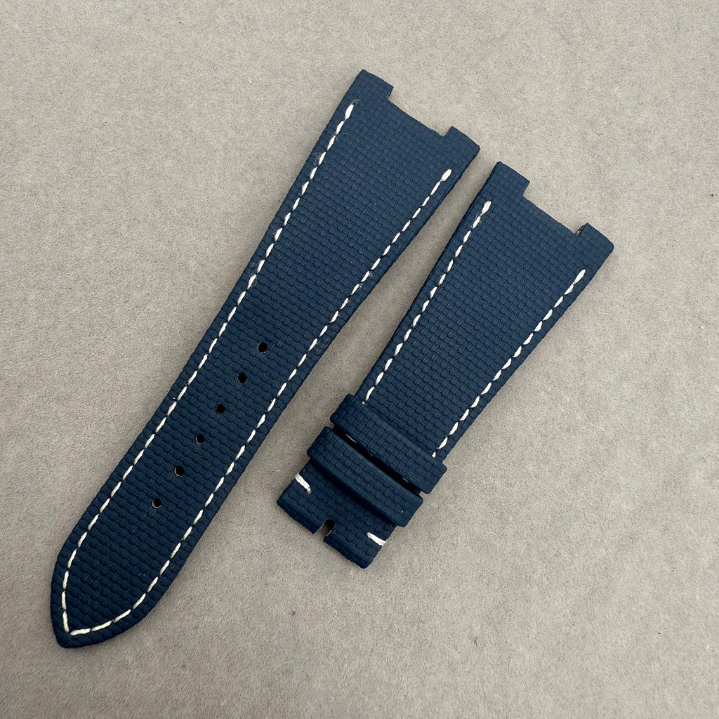 Compatible with Patek Philippe Nautilus 5712 Nylon Pattern Fluororubber Strap