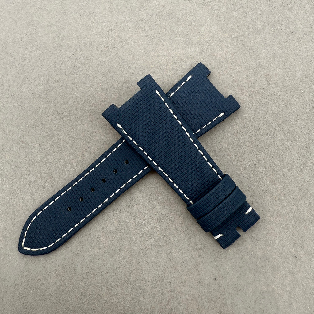 Compatible with Patek Philippe Nautilus 5712 Nylon Pattern Fluororubber Strap