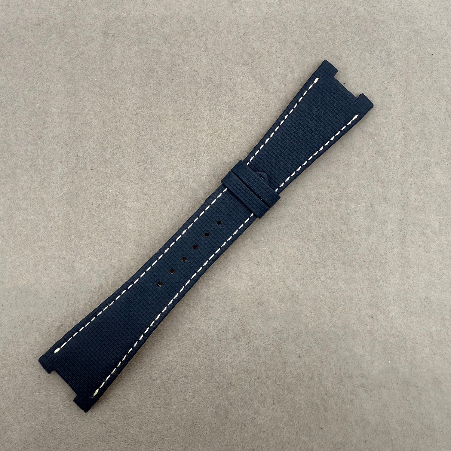 Compatible with Patek Philippe Nautilus 5712 Nylon Pattern Fluororubber Strap