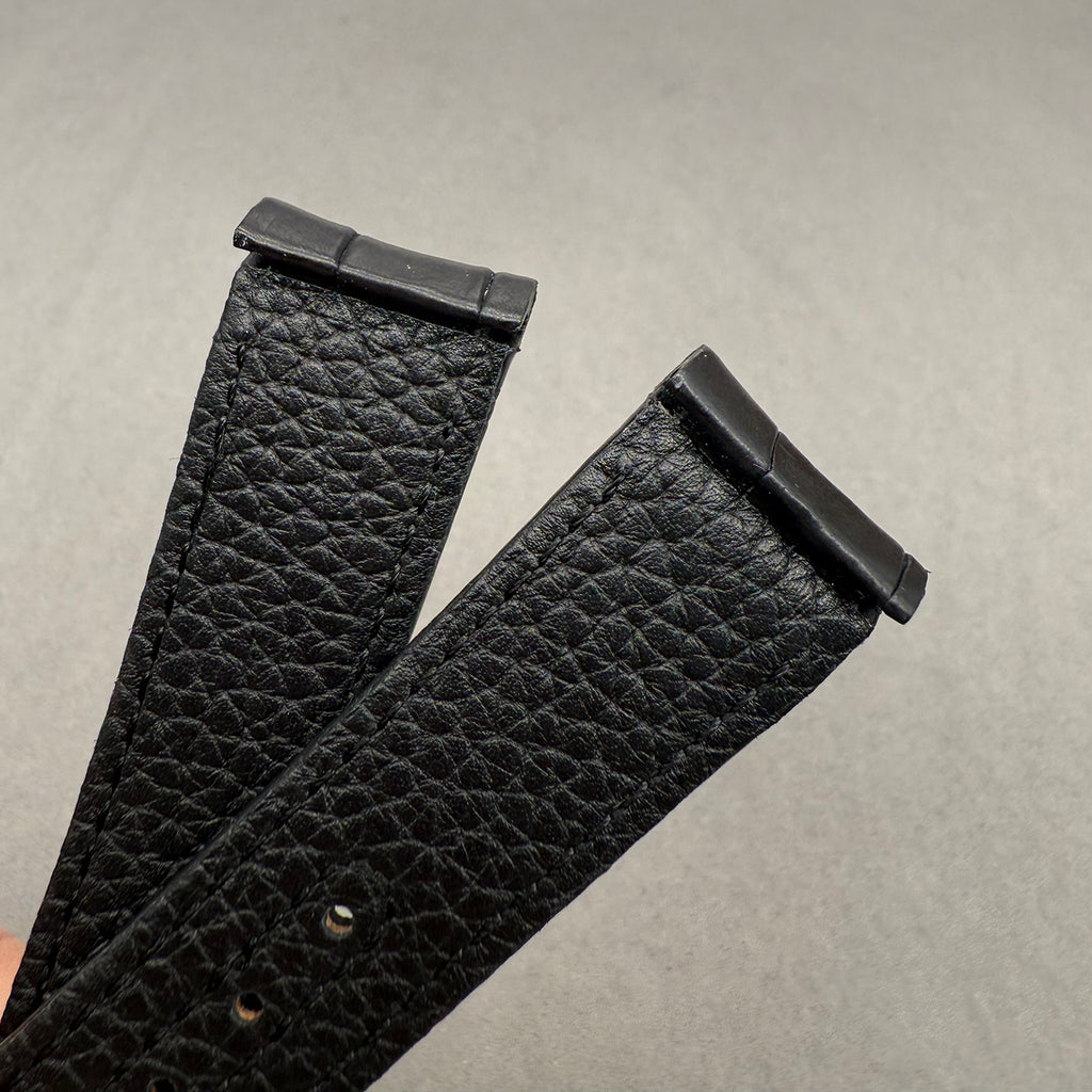 Compatible with Omega Speedmaster Dark Side of the Moon 311.93.44.51.99 ALLIGATOR Folding Clasp Strap