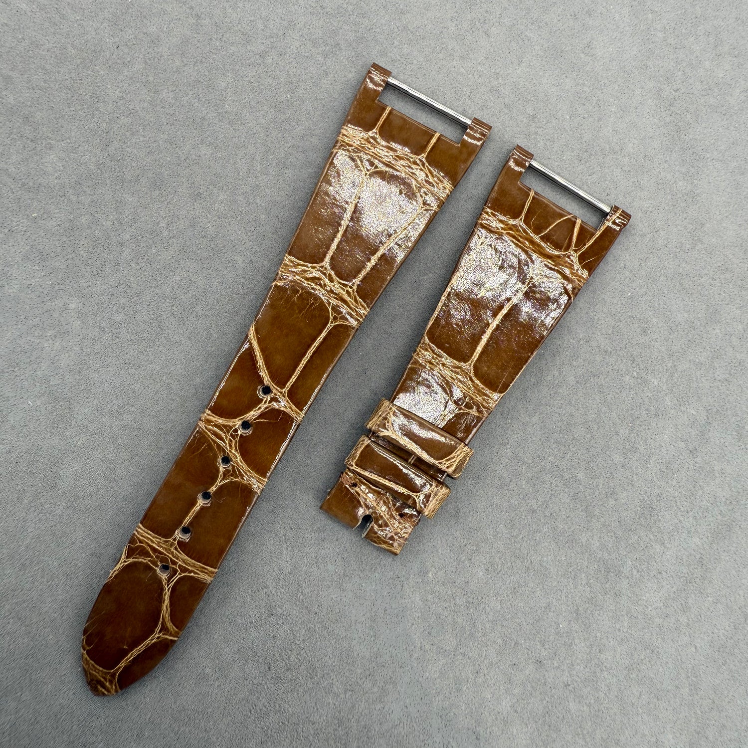 Compatible with Patek Philippe TWENTY4 Series 4910 ALLIGATOR Strap Handmade Custom