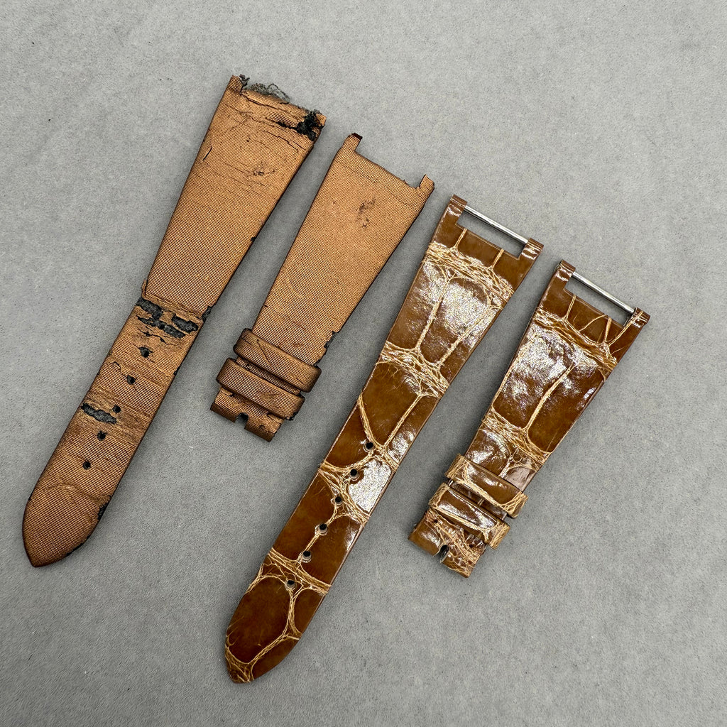 Compatible with Patek Philippe TWENTY4 Series 4910 ALLIGATOR Strap Handmade Custom