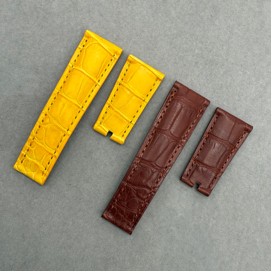Compatible with Rolex Cellini ALLIGATOR Strap Folding Clasp Handmade Custom Strap