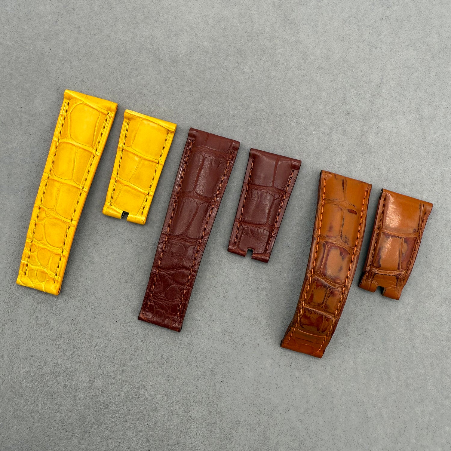 Compatible with Rolex Cellini ALLIGATOR Strap Folding Clasp Handmade Custom Strap