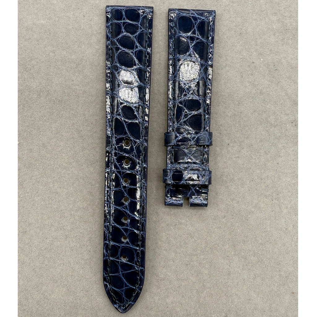 Compatible with Rolex Cellini Circular Pattern ALLIGATOR Strap Handmade Custom Strap