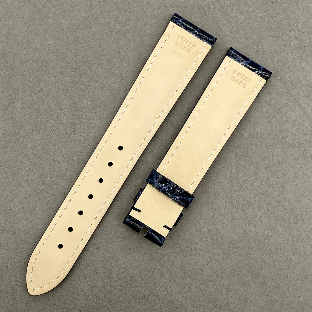 Compatible with Rolex Cellini Circular Pattern ALLIGATOR Strap Handmade Custom Strap