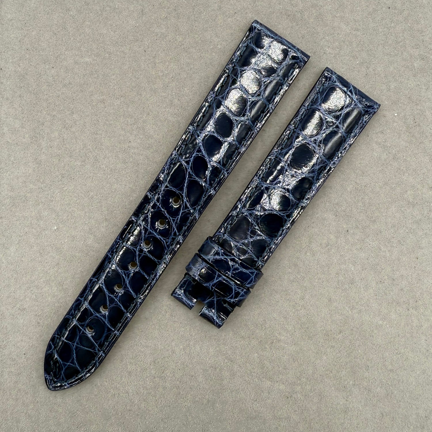 Compatible with Rolex Cellini Circular Pattern ALLIGATOR Strap Handmade Custom Strap