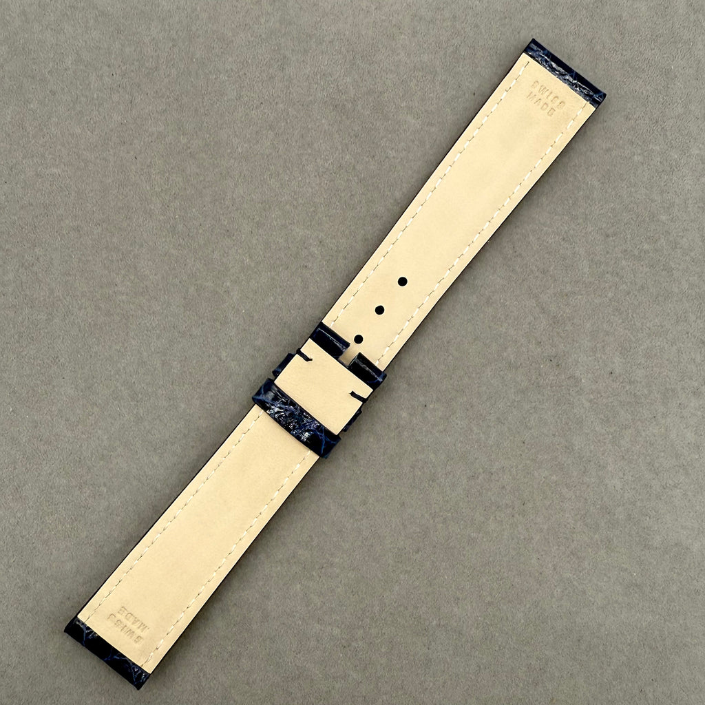 Compatible with Rolex Cellini Circular Pattern ALLIGATOR Strap Handmade Custom Strap
