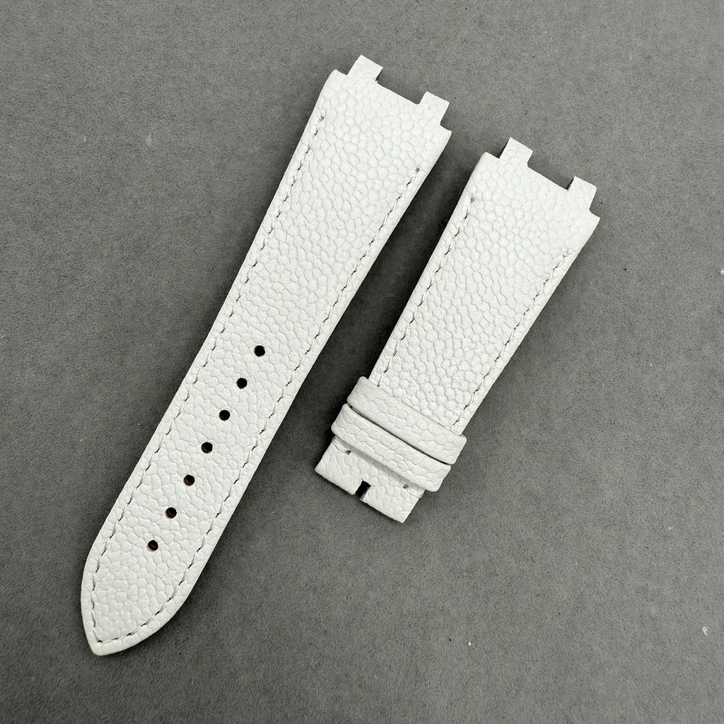 Compatible with Ulysse Nardin BLAST 243/246 White Calf Leather Strap Handmade Custom Strap