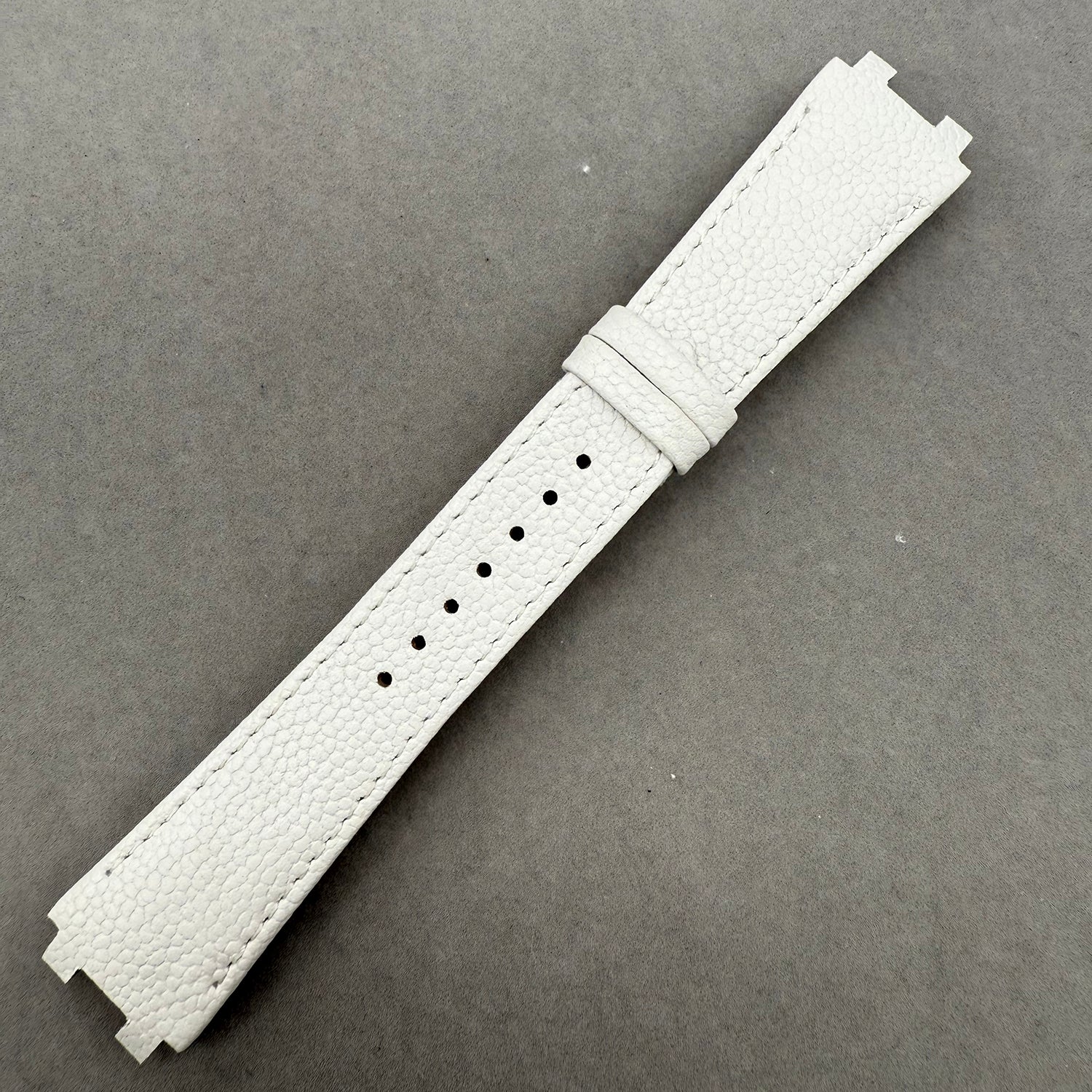 Compatible with Ulysse Nardin BLAST 243/246 White Calf Leather Strap Handmade Custom Strap
