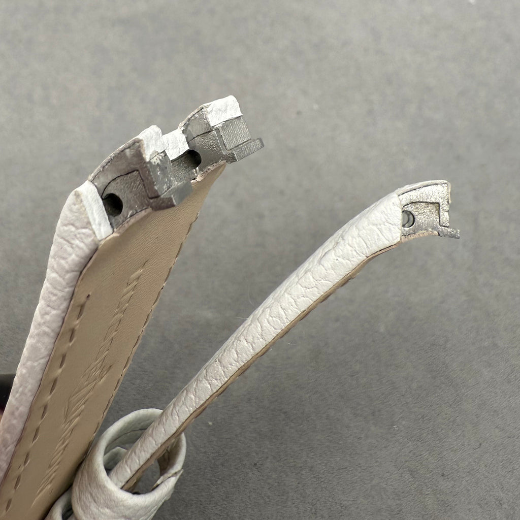 Compatible with Ulysse Nardin BLAST 243/246 White Calf Leather Strap Handmade Custom Strap