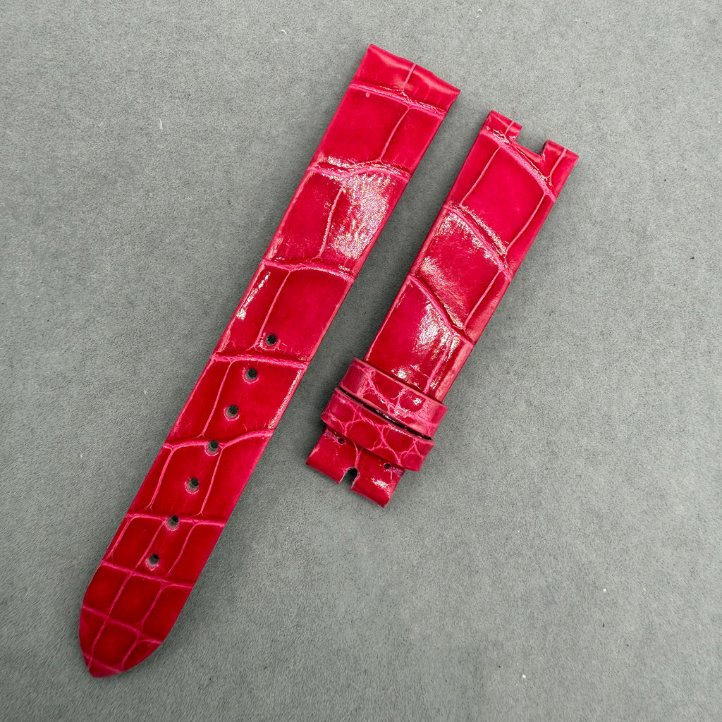 Compatible with Breguet Reine de Naples Polished ALLIGATOR Strap Handmade Custom Strap