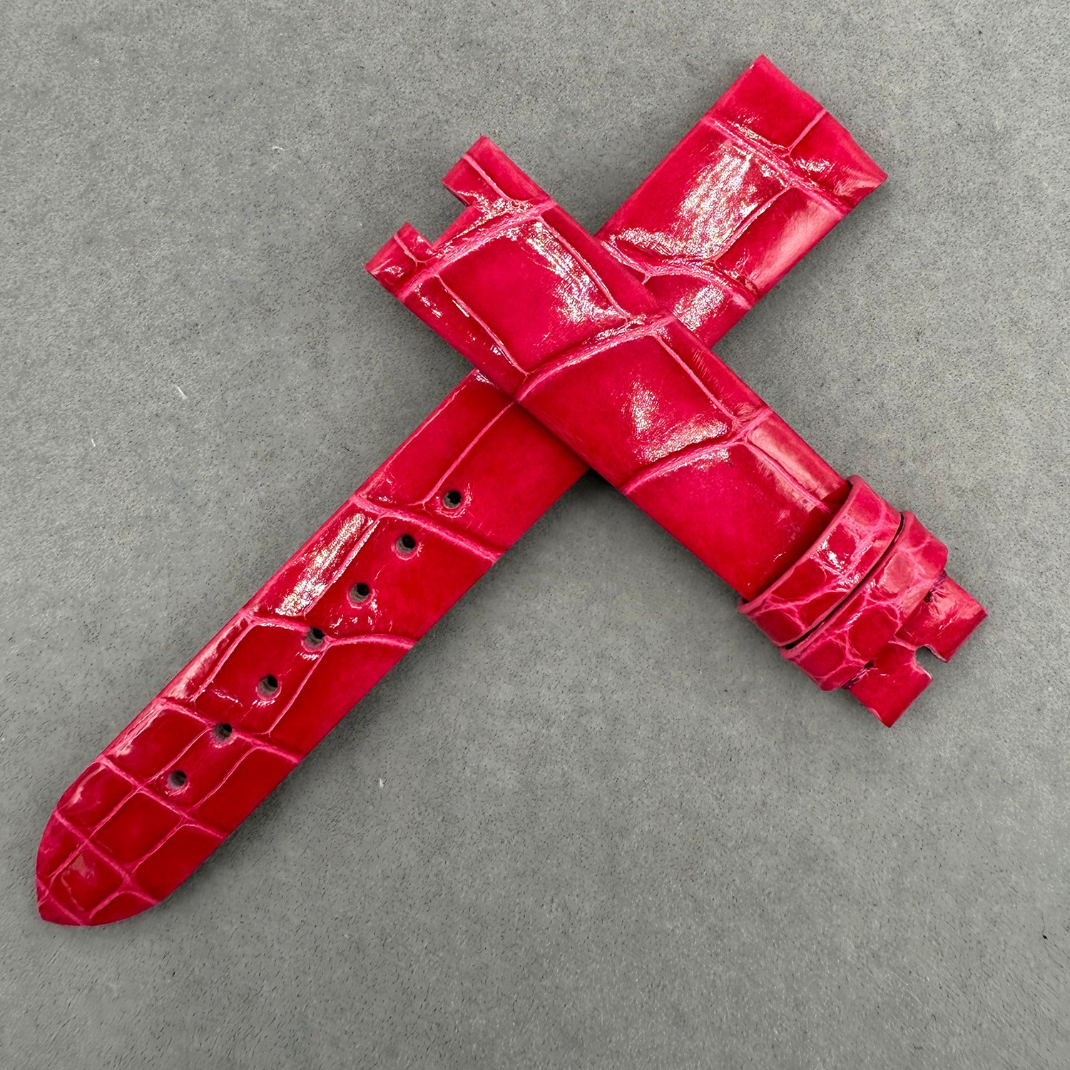 Compatible with Breguet Reine de Naples Polished ALLIGATOR Strap Handmade Custom Strap