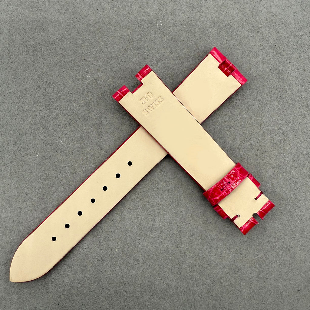 Compatible with Breguet Reine de Naples Polished ALLIGATOR Strap Handmade Custom Strap