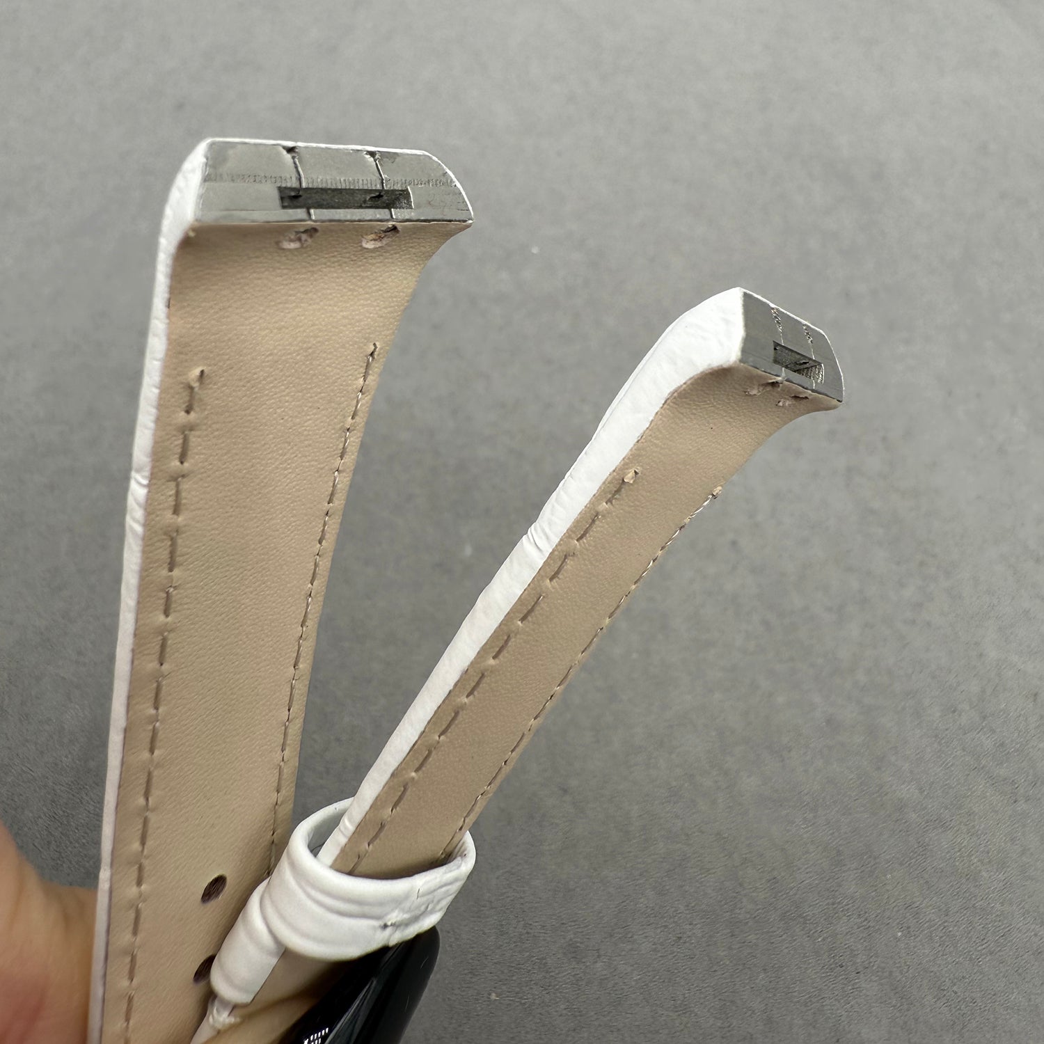Compatible with Franck Muller V32 White ALLIGATOR Strap Handmade Custom Strap