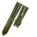 Custom Handcrafted OLIVE GREEN ALLIGATOR Leather Strap for Patek Philippe Complications Collection 4947G
