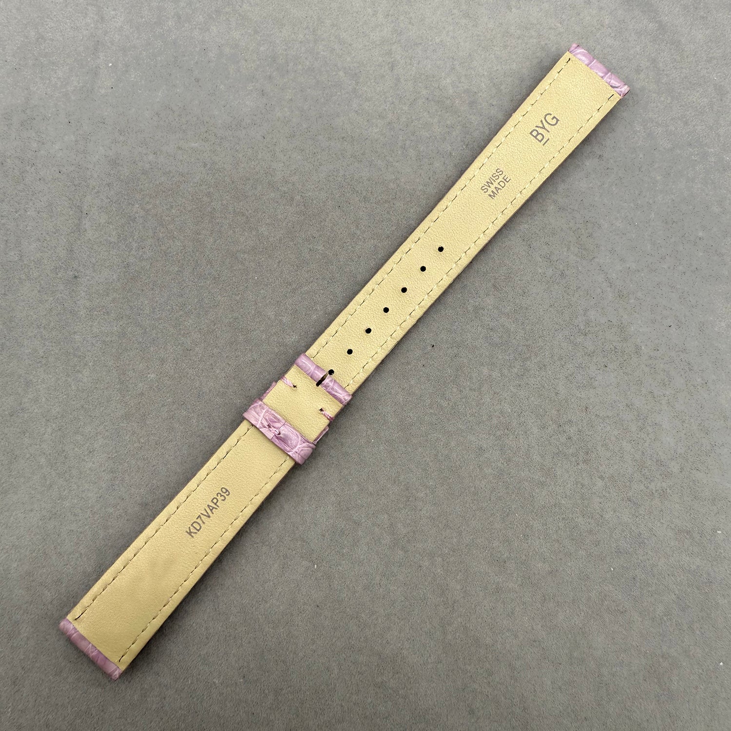 Compatible with Cartier Tank Purple Circular Pattern ALLIGATOR Strap
