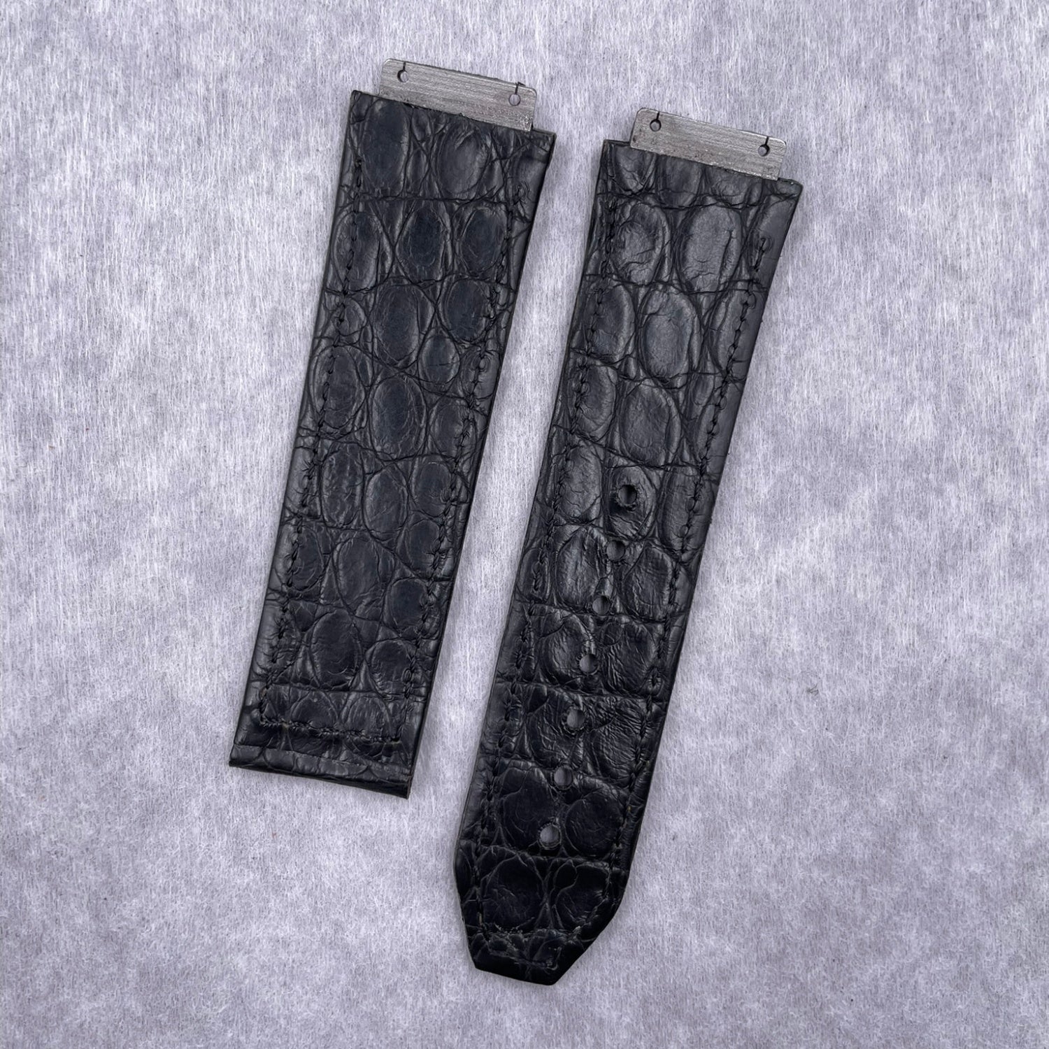 Compatible with Hublot Classic Fusion Double-sided ALLIGATOR Strap