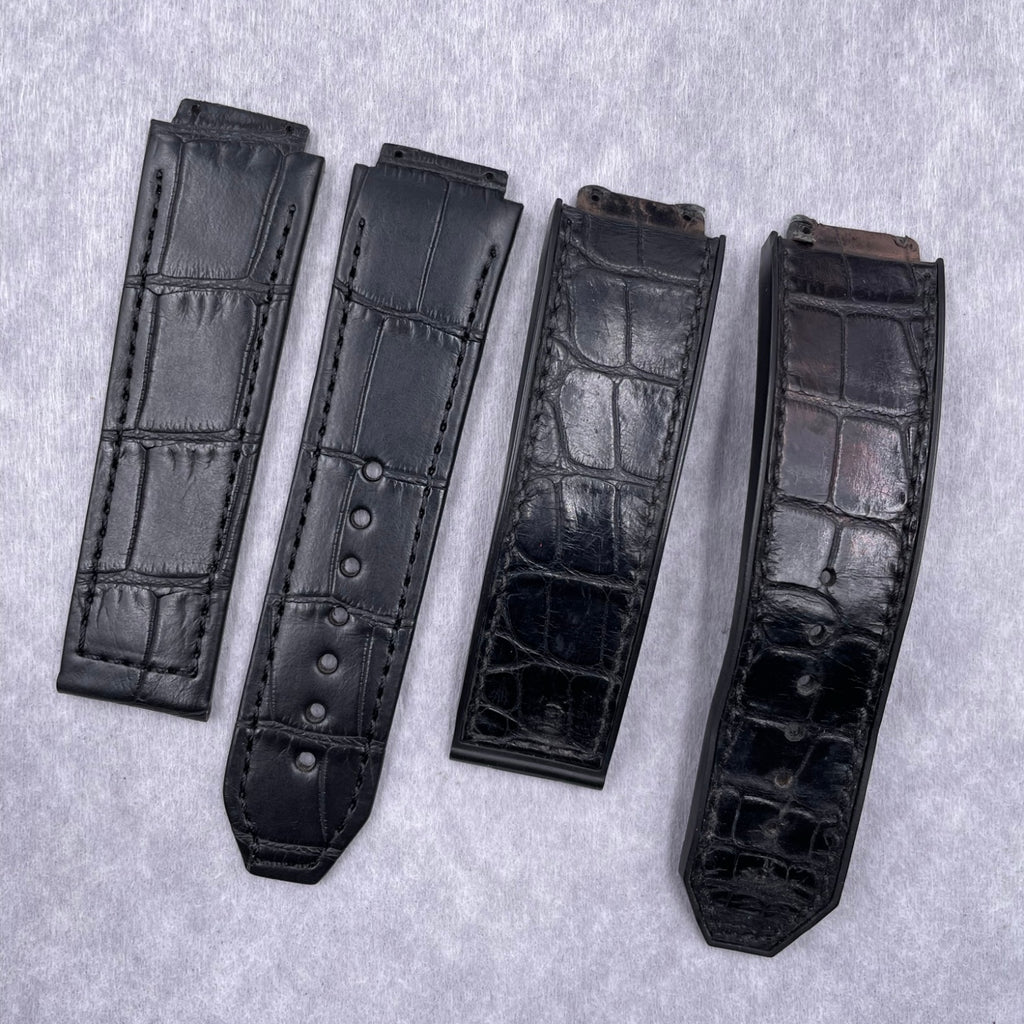 Compatible with Hublot Classic Fusion Double-sided ALLIGATOR Strap
