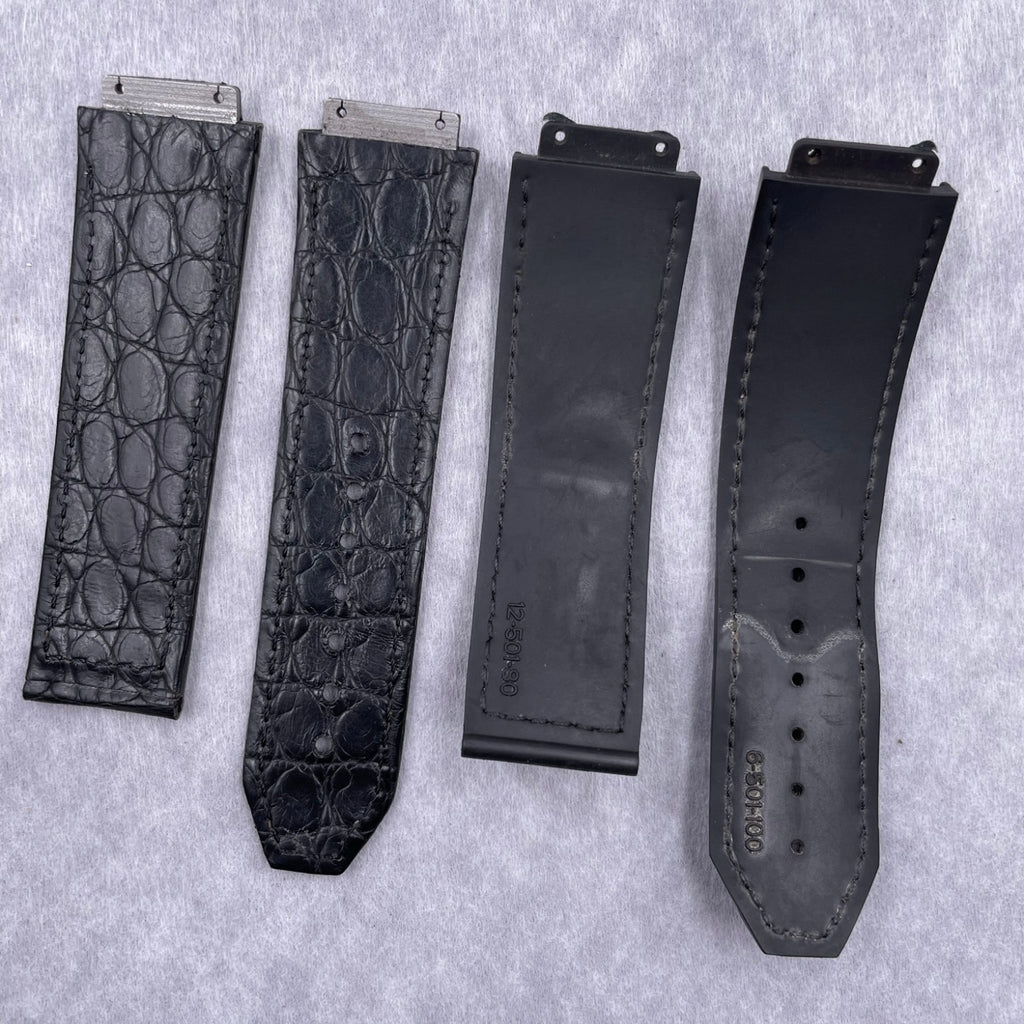 Compatible with Hublot Classic Fusion Double-sided ALLIGATOR Strap