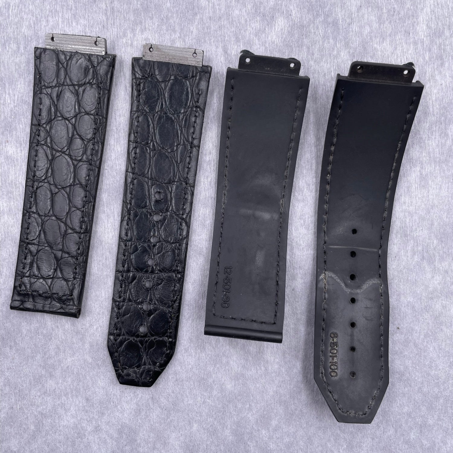 Compatible with Hublot Classic Fusion Double-sided ALLIGATOR Strap