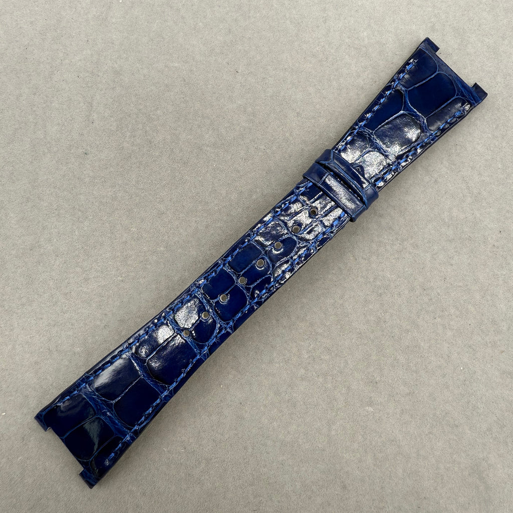 Compatible with Patek Philippe Nautilus 5712 Polished ALLIGATOR Strap