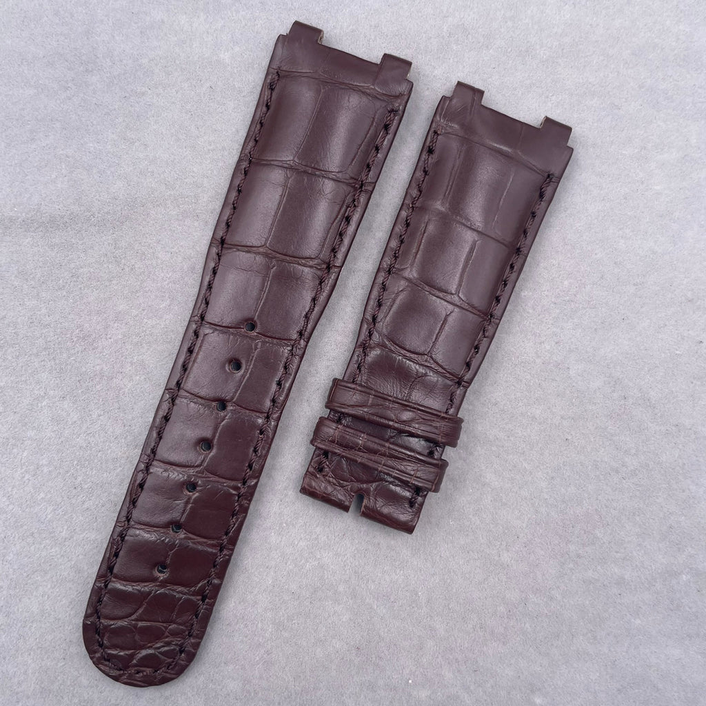 Crocodile Leather Watch Strap for Breguet Marine Series 5527BB/Y2/5WV - Handcrafted, Premium Quality