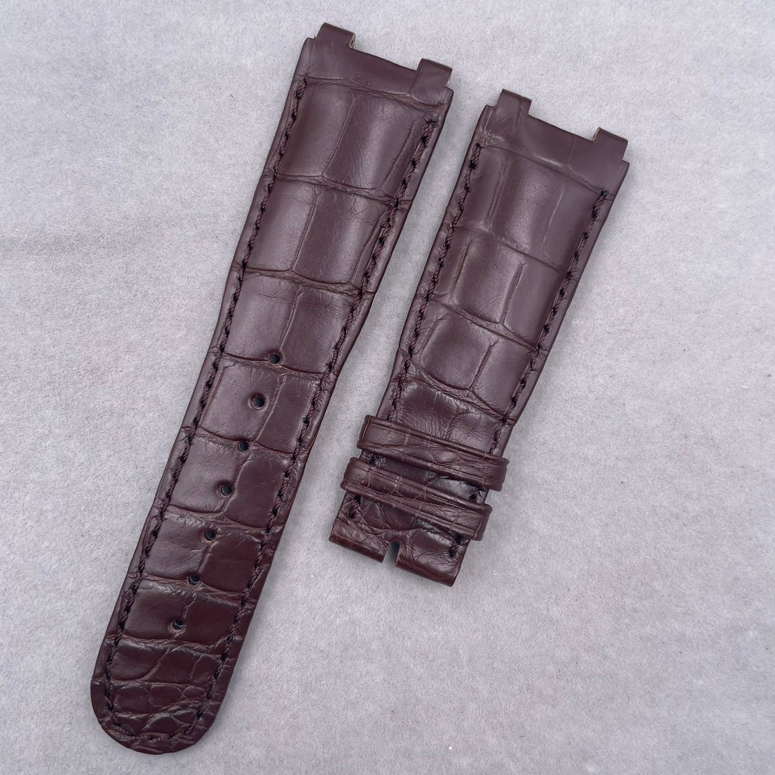 Crocodile Leather Watch Strap for Breguet Marine Series 5527BB/Y2/5WV - Handcrafted, Premium Quality