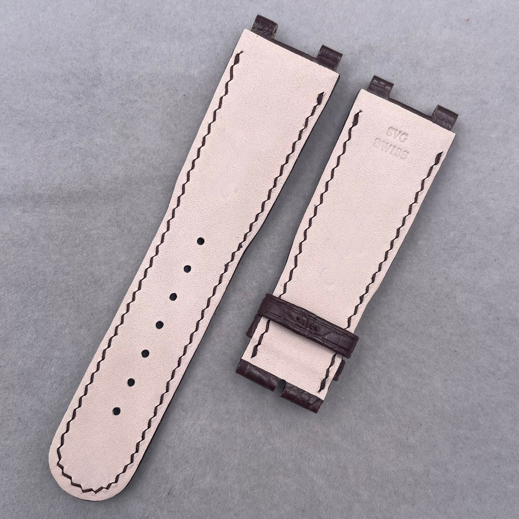 Crocodile Leather Watch Strap for Breguet Marine Series 5527BB/Y2/5WV - Handcrafted, Premium Quality