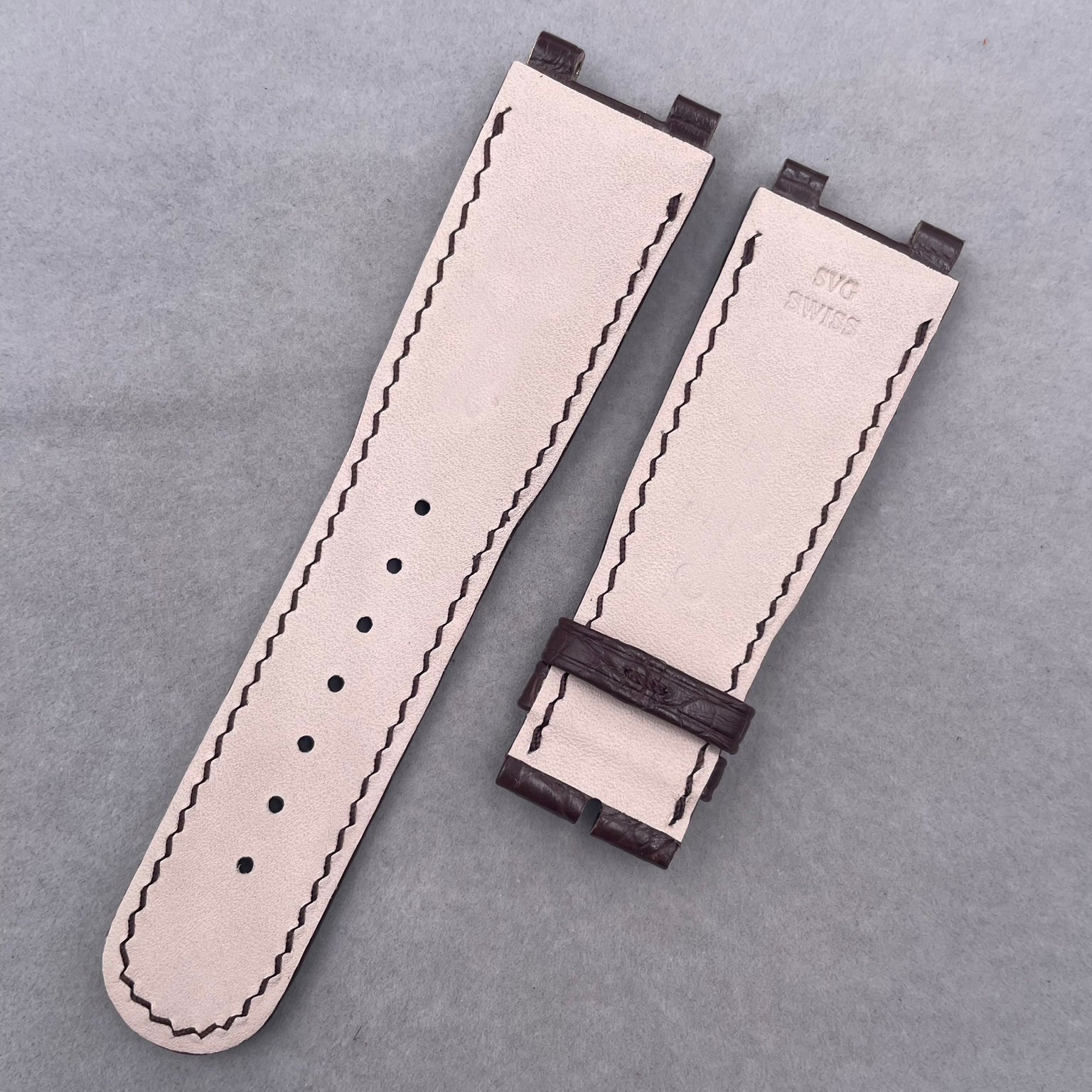Crocodile Leather Watch Strap for Breguet Marine Series 5527BB/Y2/5WV - Handcrafted, Premium Quality