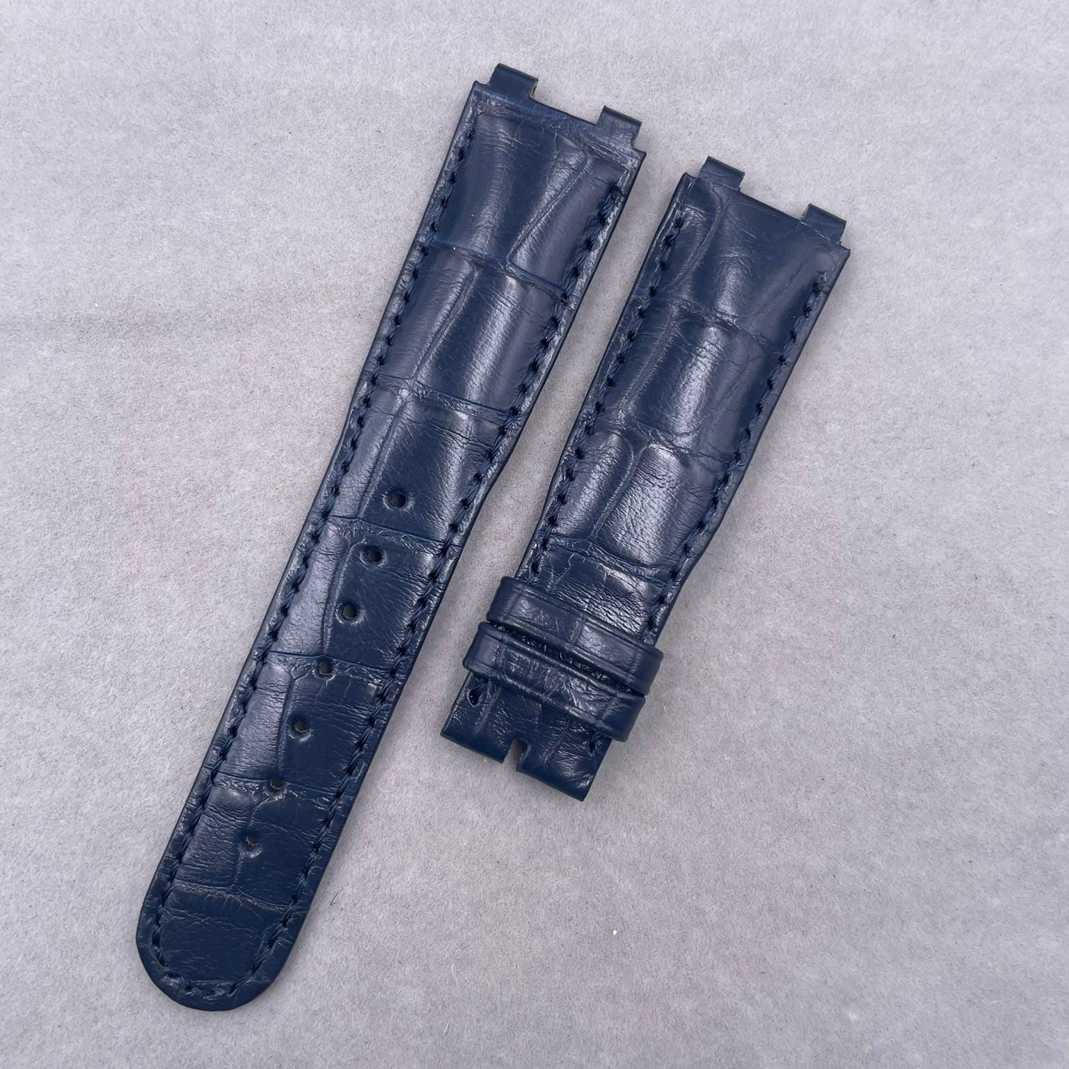 Crocodile Leather Watch Strap for Breguet Marine Series 5527BB/Y2/5WV - Handcrafted, Premium Quality
