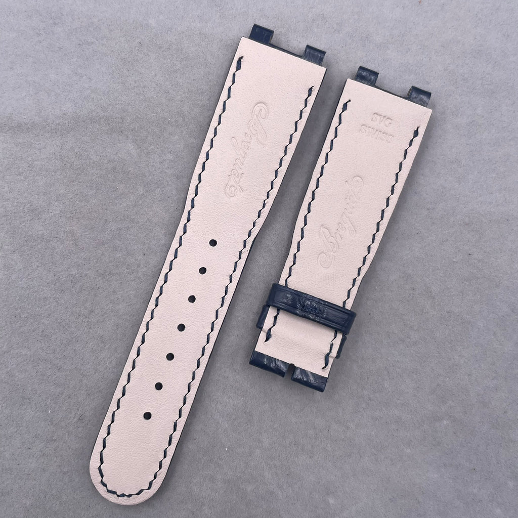 Crocodile Leather Watch Strap for Breguet Marine Series 5527BB/Y2/5WV - Handcrafted, Premium Quality