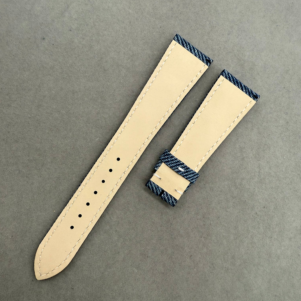 Compatible with Patek Philippe Complications Collection 5146 5271 5296 Blue Denim Strap Handmade Custom