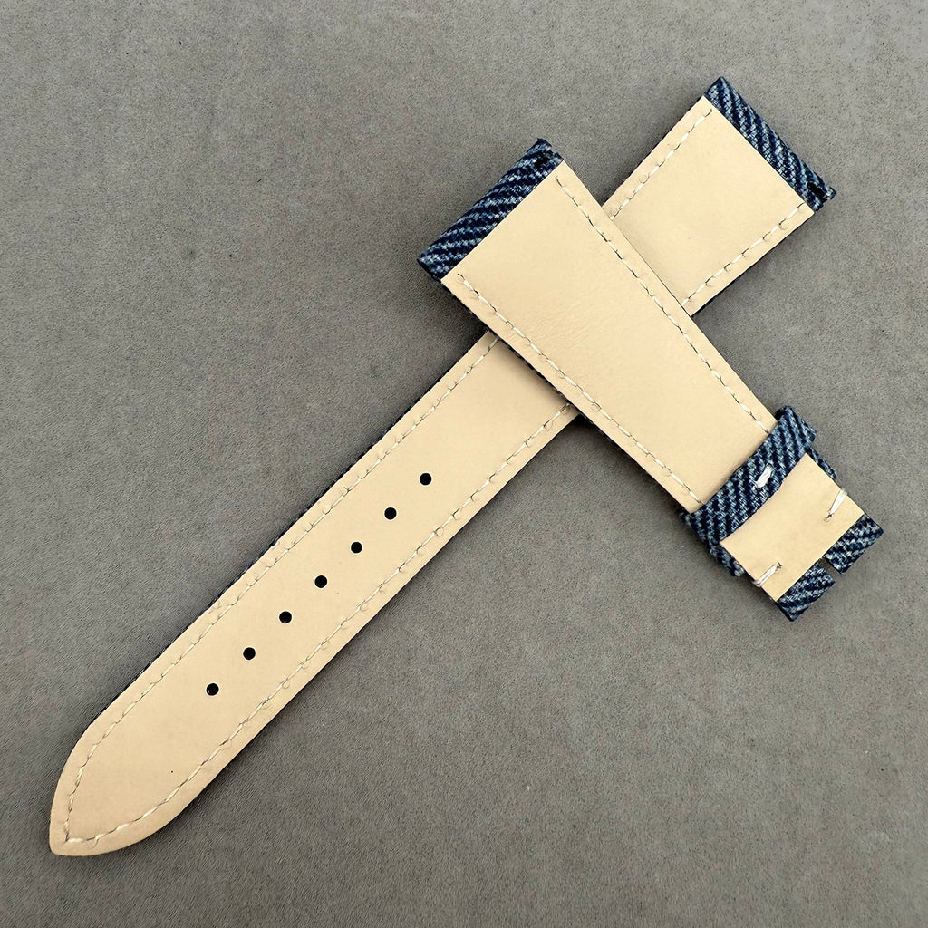 Compatible with Patek Philippe Complications Collection 5146 5271 5296 Blue Denim Strap Handmade Custom