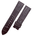 Custom Handmade Brown Alligator Leather Watch Strap with Concave Cut for Jaeger-LeCoultre Reverso Q3738420