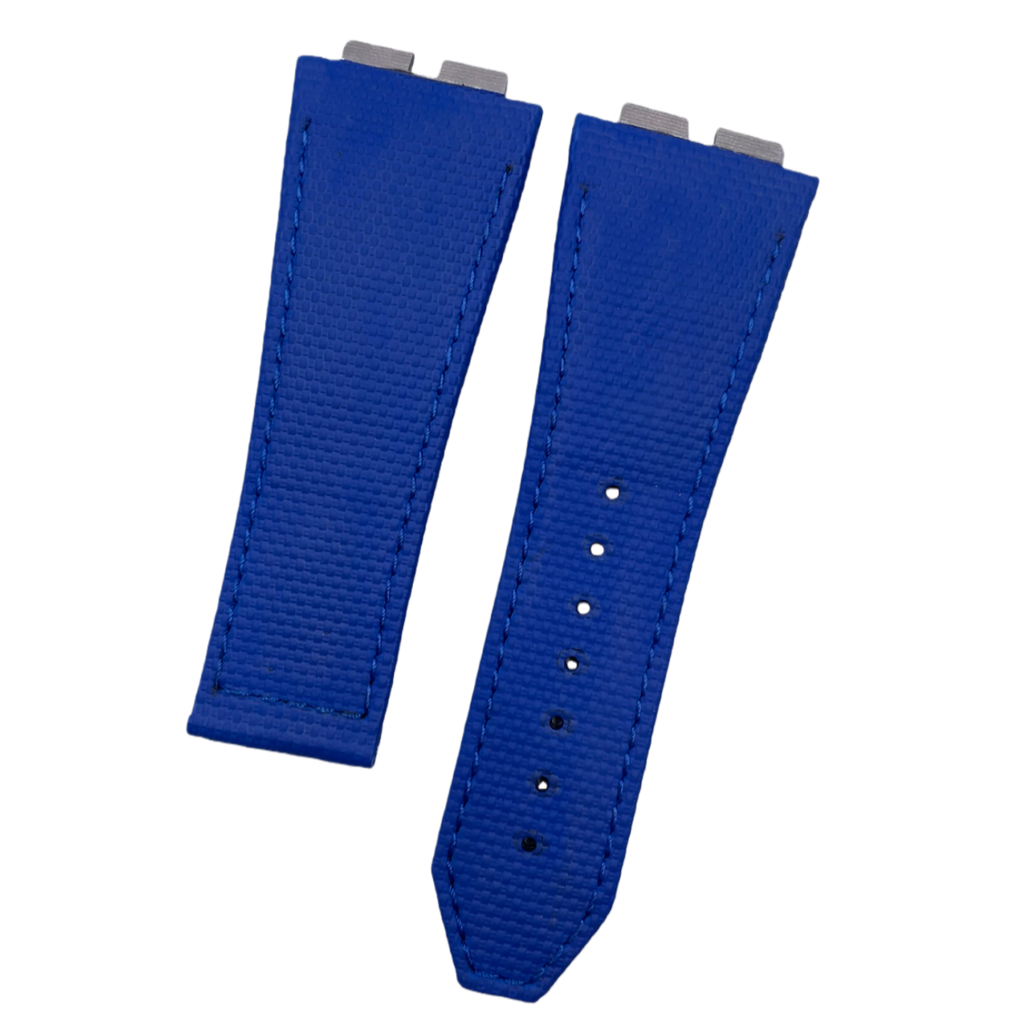 Compatible with Hublot Big Bang 441 Indigo Nylon Pattern Fluororubber Strap