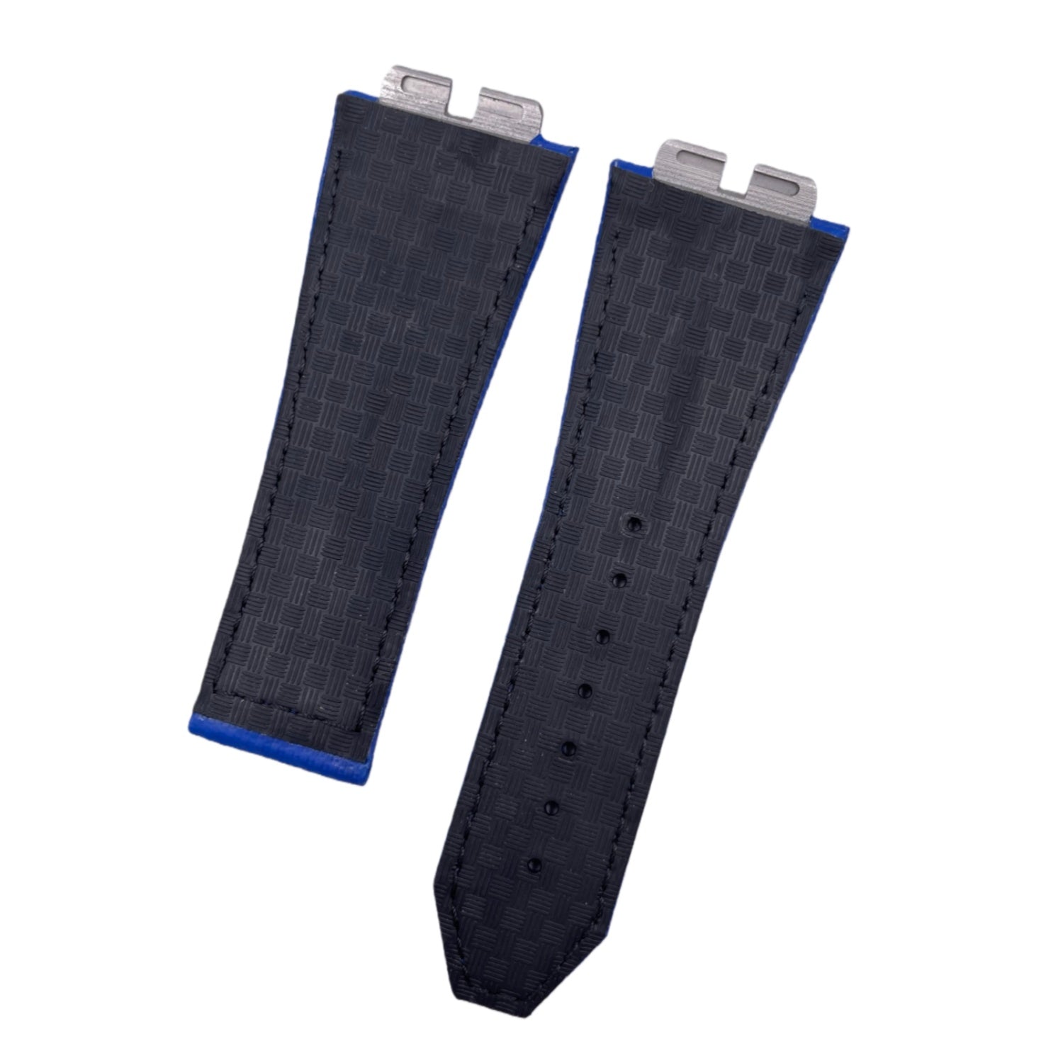Compatible with Hublot Big Bang 441 Indigo Nylon Pattern Fluororubber Strap