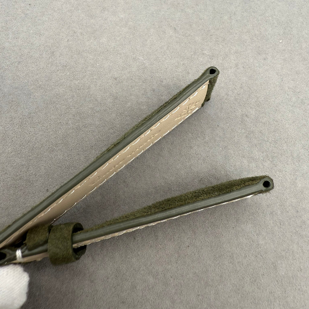 Fits Patek Philippe Olive Green Suede Watch Strap