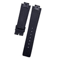Fits LV Smart Watch Black Nylon Rubber Watch Strap