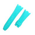 Fits AP Tiffany Blue Nylon Rubber Watch Strap with End Links